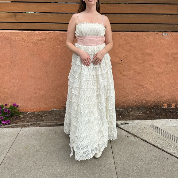 Vintage 1950’s Party Dress Wedding Gown - Picture 4 of 12